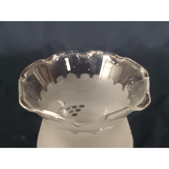 Frosted Glass Lamp Shade 1.63 In Base Fitter 5 In Height White Frosted Glass - Picture 4 of 8